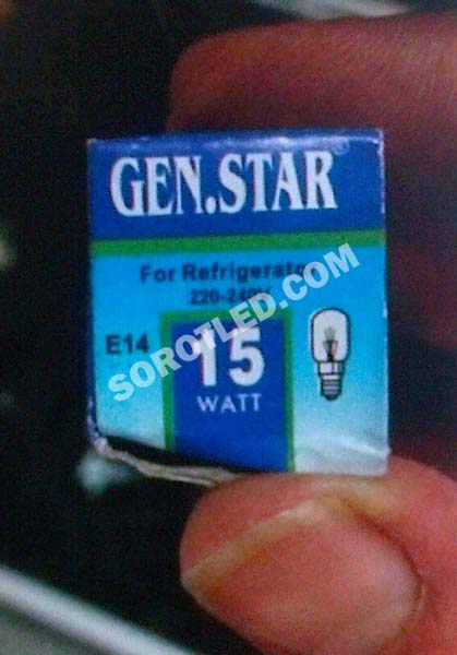 Lampu Kulkas Gen.Star E14 15watt for Refrigerator